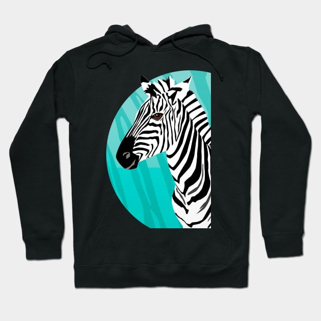 Zebra Hoodie by CalliLetters